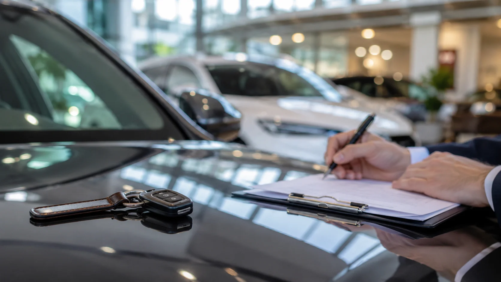 Dépôt et assurance sur les voitures premium