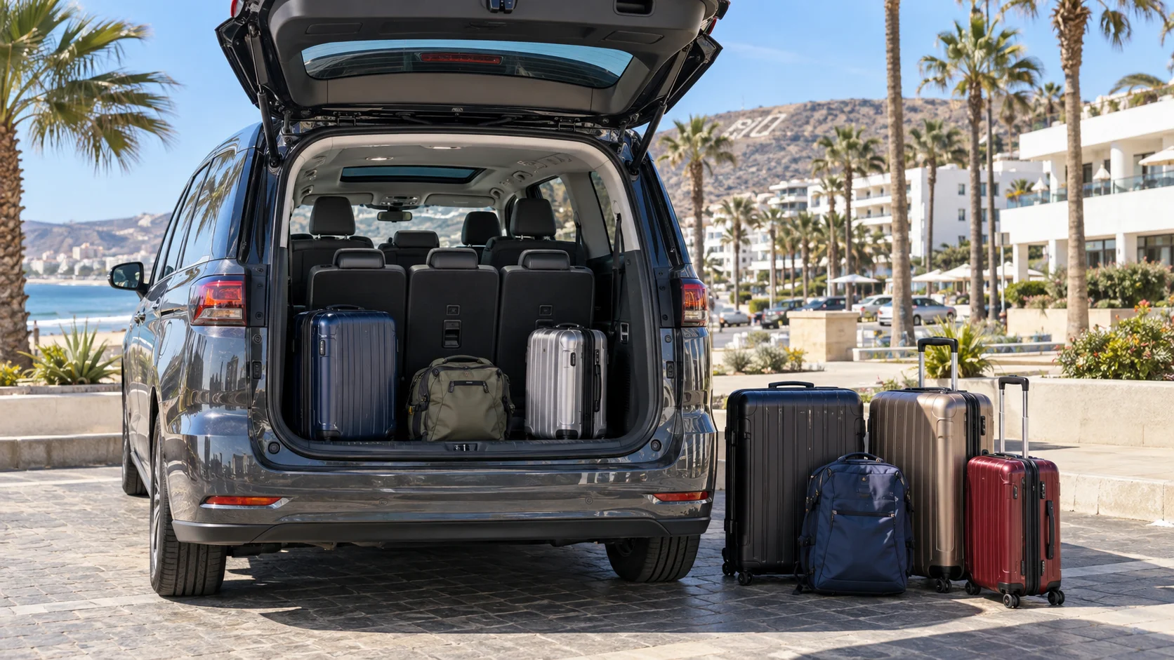 Aluguer de 7 lugares Agadir bagagem
